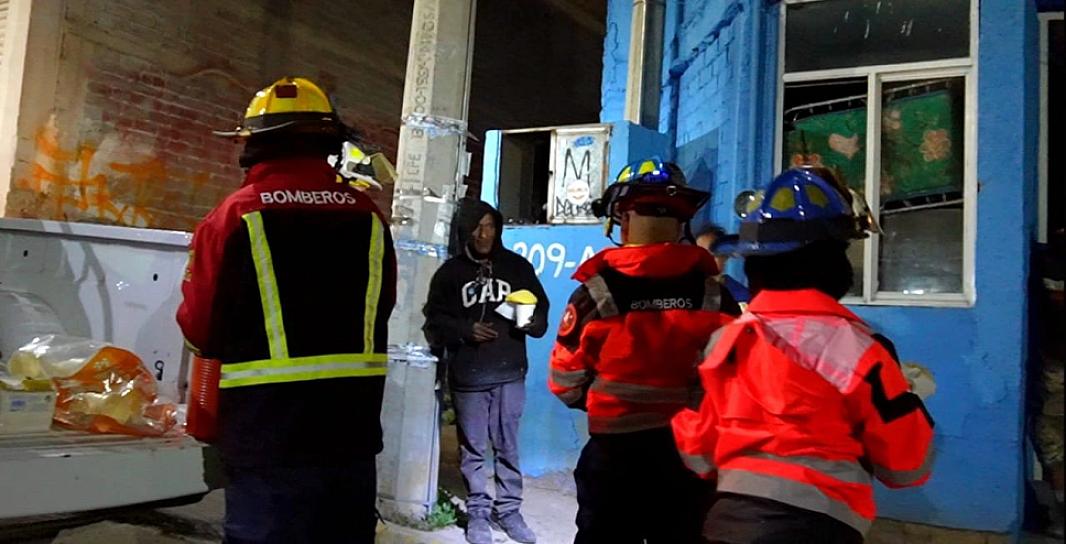 APOYA PC MUNICIPAL A PERSONAS EN SITUACIÓN DE CALLE ANTE BAJAS TEMPERATURAS