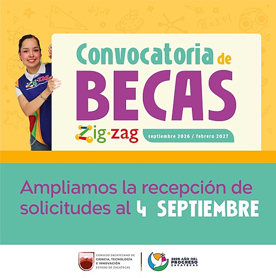 AMPLÍAN BECA ZIGZAG HASTA SEPTIEMBRE PARA JÓVENES DE 16 A 23 AÑOS