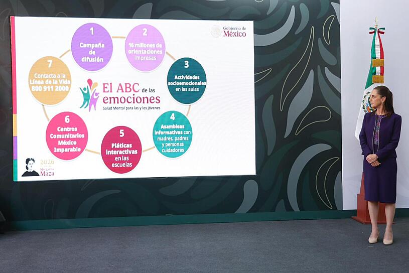 LANZA CLAUDIA SHEINBAUM ESTRATEGIA NACIONAL PARA ATENDER SALUD MENTAL