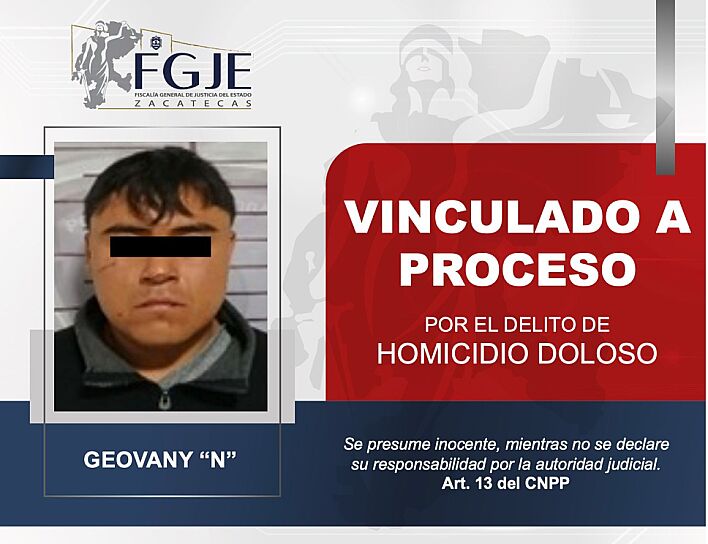 VINCULAN A GEOVANY “N” POR HOMICIDIO DOLOSO EN LORETO