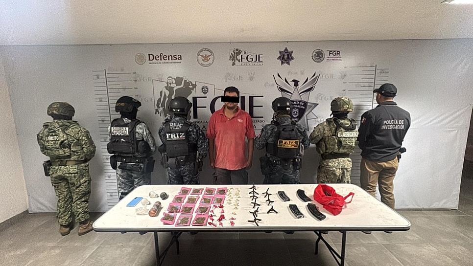 DETIENEN A JUAN PEDRO; LO RELACIONAN CON EXPLOSIVO EN OJOCALIENTE