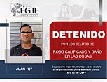 EJECUTA FGJEZ CUATRO APREHENSIONES Y DOS COMPARECENCIAS EN 24 HORAS