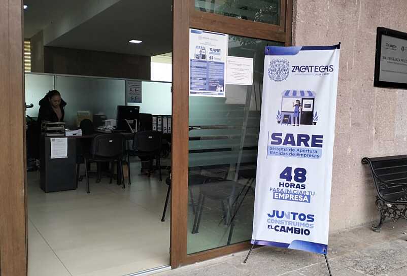 REGISTRA AYUNTAMIENTO DE ZACATECAS 30 NUEVOS NEGOCIOS MEDIANTE SARE