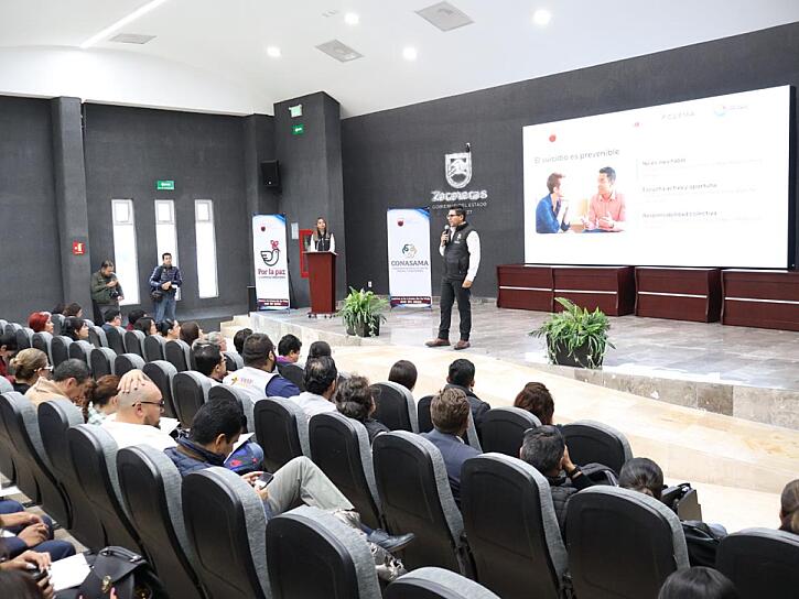 REALIZA GOBIERNO DE ZACATECAS JORNADA ESTATAL PARA PREVENIR EL SUICIDIO