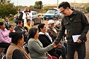 INAUGURA RODRIGO REYES AMPLIACIÓN DE RED DE AGUA POTABLE