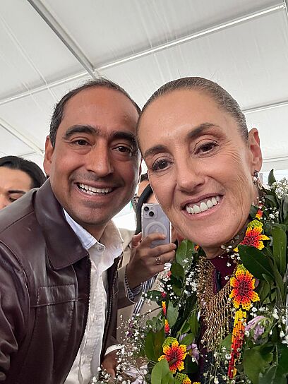 DESTACA CLAUDIA SHEINBAUM GESTIÓN DE PEPE SALDÍVAR PARA IMPULSAR OBRAS EN GUADALUPE