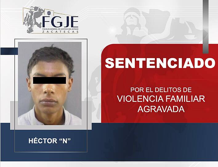SENTENCIAN A HÉCTOR “N” A DOS AÑOS POR VIOLENCIA FAMILIAR