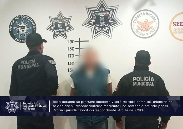APREHENDEN A HOMBRE EN LA COLONIA BUENOS AIRES 