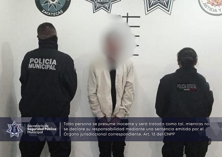 APREHENDEN A HOMBRE POR VIOLENCIA FAMILIAR