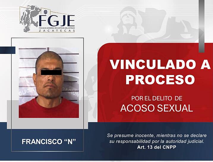 LO VINCULAN A PROCESO POR ACOSO SEXUAL