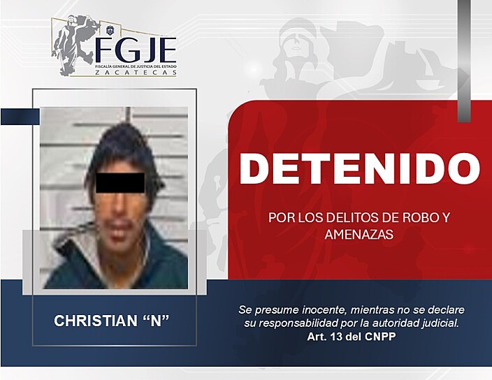 EJECUTA FGJEZ NUEVE ÓRDENES DE APREHENSIÓN EN ZACATECAS Y AGUASCALIENTES