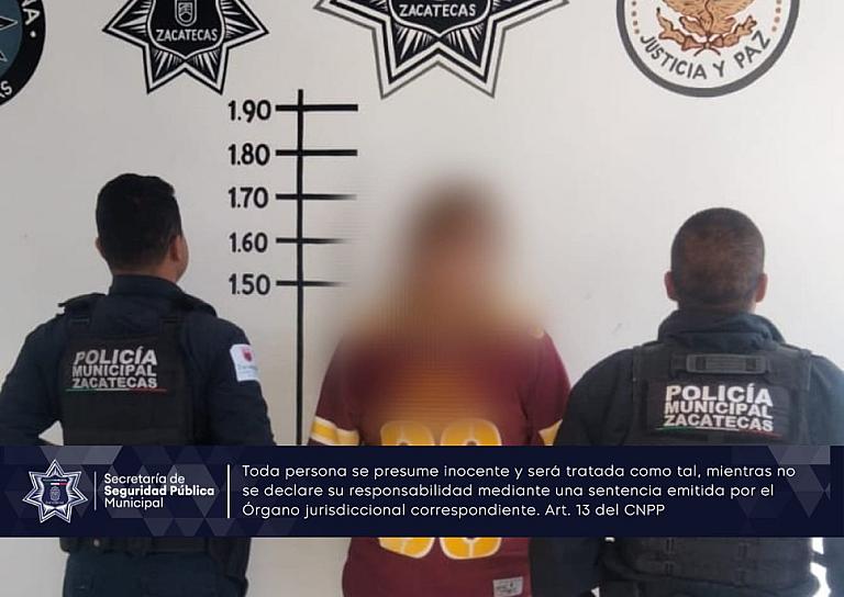 APREHENDEN A PAREJA POR ALLANAMIENTO DE MORADA 