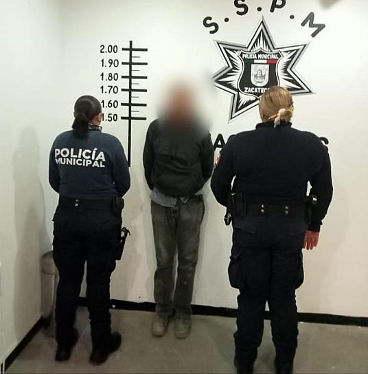 APREHENDEN A SUJETO POR AGRESIÓN FÍSICA