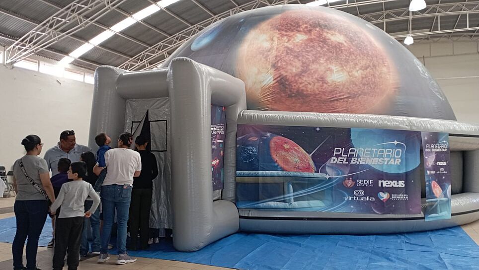 ACERCA SEDIF PLANETARIO Y REALIDAD VIRTUAL A COMUNIDADES