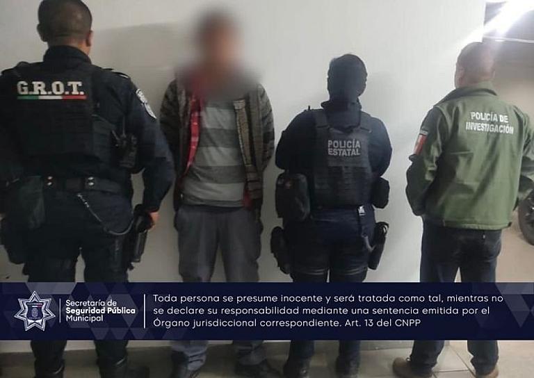 APREHENDEN A UN HOMBRE POR AGREDIR A COMERCIANTES DEL CENTRO
