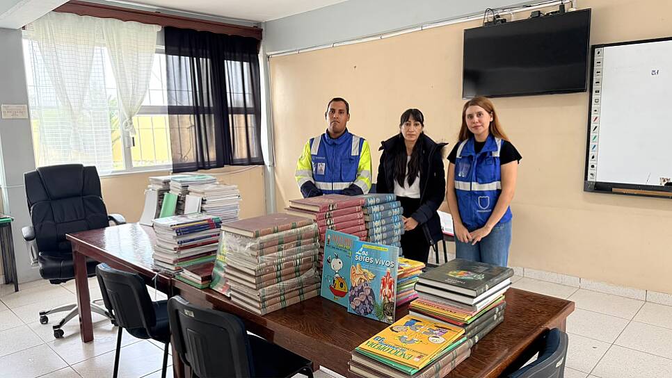 RECIBE PRIMARIA DE EL BALUARTE DONACIÓN DE MATERIAL EDUCATIVO RECICLADO