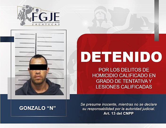 CAPTURA FGJEZ A GONZALO Y ENRIQUE POR HOMICIDIO Y VIOLACIÓN EQUIPARADA