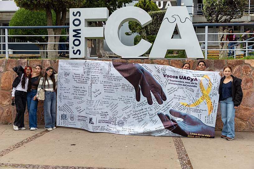 CREA UACYA “MURO DE VOCES” PARA PREVENIR EL SUICIDIO