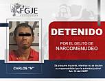DETIENE FGJEZ A CARLOS “N” POR NARCOMENUDEO EN DURANGO