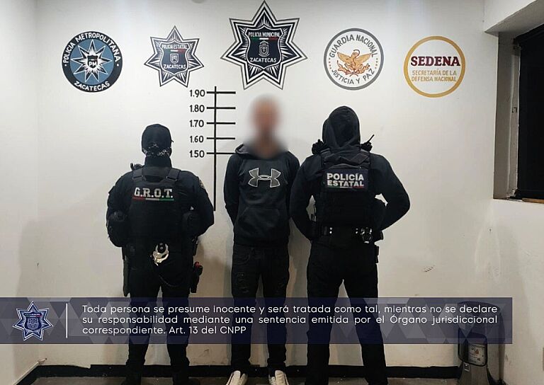 APREHENDEN A JOVEN POR ALLANAR VIVIENDA ASEGURADA POR LA FGJEZ