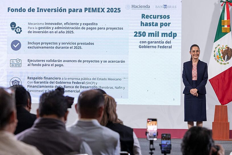 PRESENTA SHEINBAUM PLAN ESTRATÉGICO PARA RESCATAR PEMEX