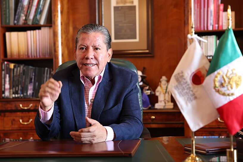 AFIRMA DAVID MONREAL QUE ENTREGARÁ UN ZACATECAS PACÍFICO Y JUSTO