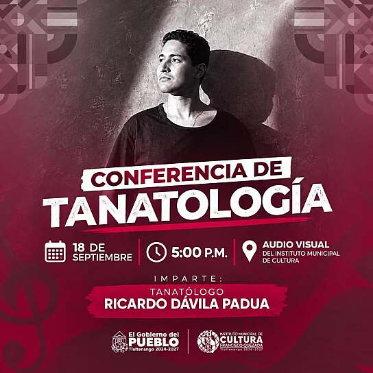 INVITA INSTITUTO MUNICIPAL A CONFERENCIA SOBRE TANATOLOGÍA Y DUELO