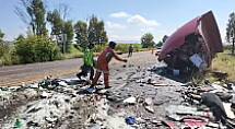 MUEREN 3 PERSONAS EN CHOQUE MÚLTIPLE EN LA CARRETERA FEDERAL 45