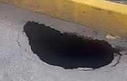 DESTAPAN LLUVIAS NUEVO SOCAVÓN EN LA GARCÍA SALINAS