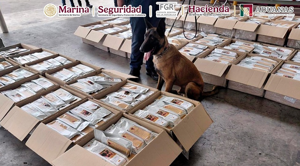 IDENTIFICAN MARINA Y ADUANA CARGAMENTO DE CAFÉ CON COCAÍNA