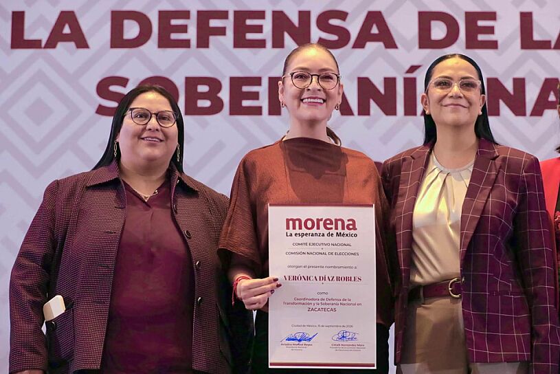 DESIGNA MORENA A VERO DÍAZ COORDINADORA EN ZACATECAS