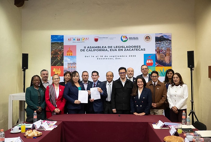 FORTALECE ZACATECAS VÍNCULOS BINACIONALES CON LEGISLADORES DE CALIFORNIA