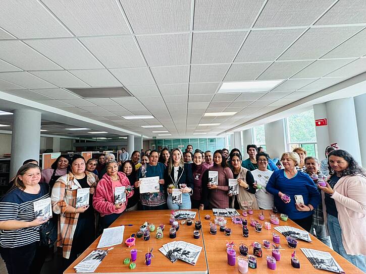 ORGANIZA SEMUJERES TALLER DE ELABORACIÓN DE VELAS ARTESANALES