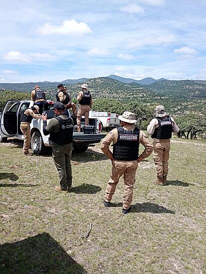 REALIZAN AUTORIDADES BÚSQUEDA FORENSE EN SAN MIGUEL DE LA PRESA