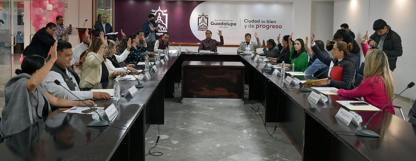 APRUEBA CABILDO DE GUADALUPE LA INICIATIVA DE LEY DE INGRESOS PARA EL EJERCICIO FISCAL 2024