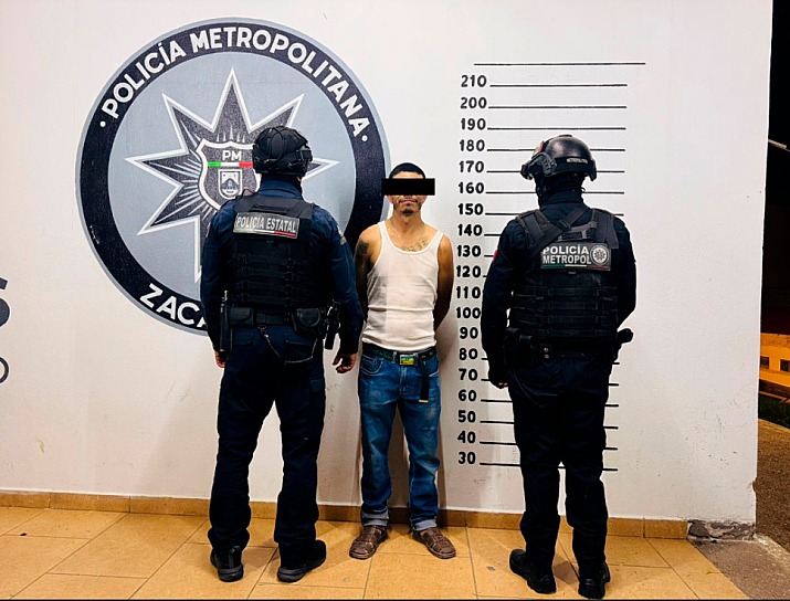 DETIENEN A LADRÓN DE VEHÍCULO EN GUADALUPE