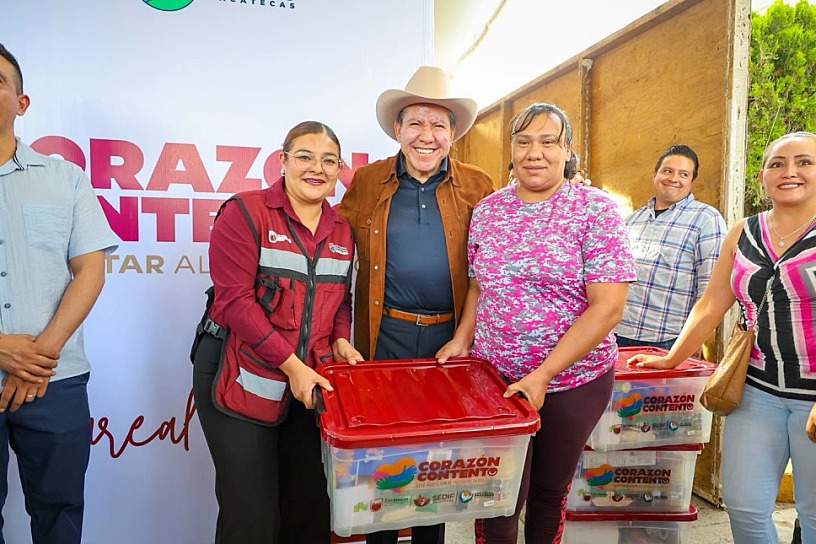 BENEFICIA CORAZÓN CONTENTO A MÁS DE 186 MIL FAMILIAS ZACATECANAS