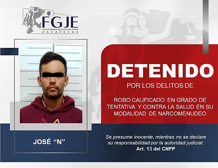 CUMPLIMENTA FGJEZ TRES ÓRDENES DE APREHENSIÓN EN ZACATECAS Y FRESNILLO
