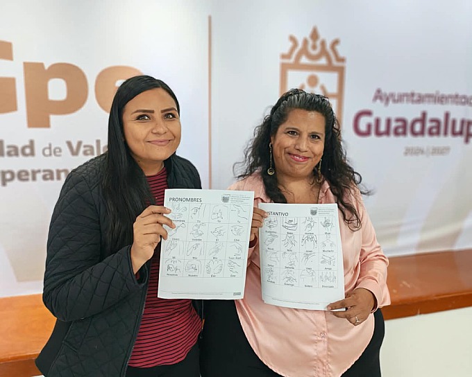 CONMEMORA GUADALUPE DÍA INTERNACIONAL DE LENGUA DE SEÑAS CON CAPACITACIÓN