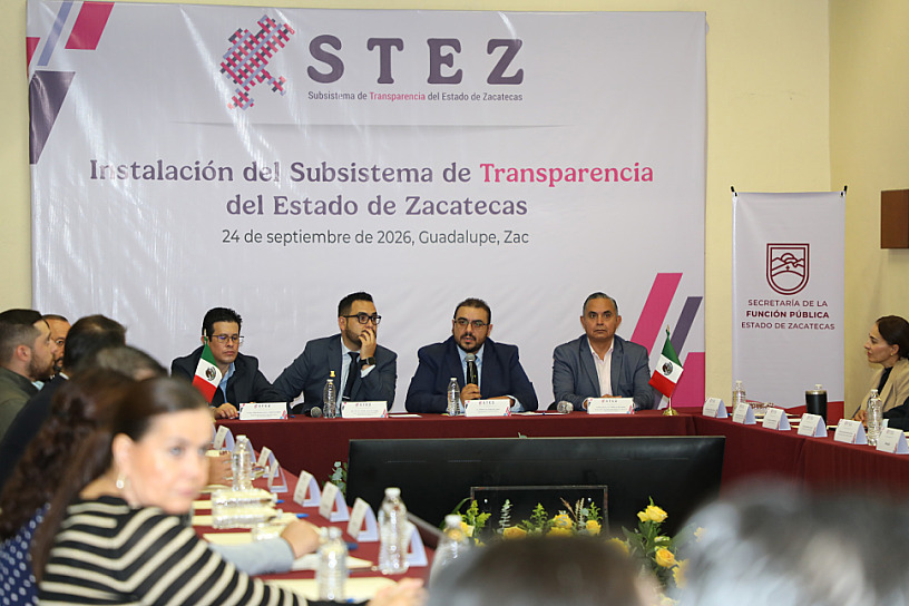 INSTALA ZACATECAS COMITÉ DE TRANSPARENCIA Y SEÑALA A 18 AYUNTAMIENTOS