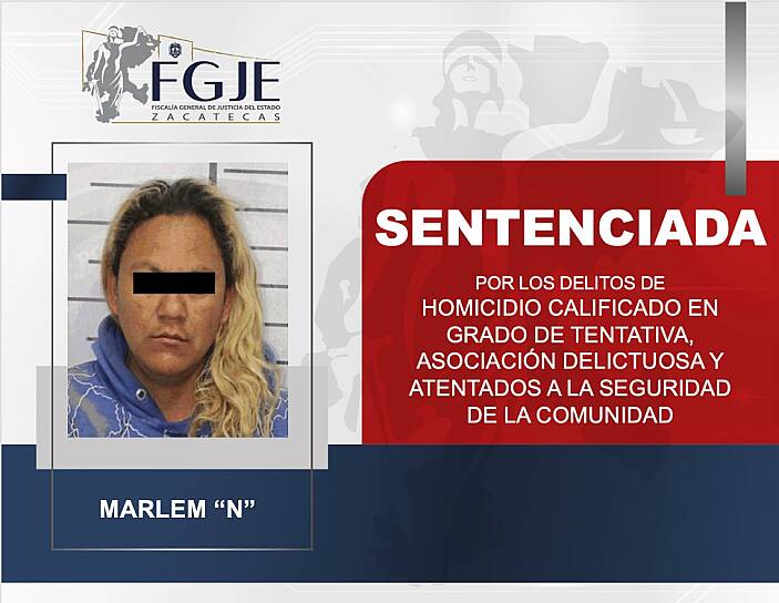 CONDENAN A MARLEM “N” POR ATAQUE ARMADO CONTRA POLICÍAS EN PINOS