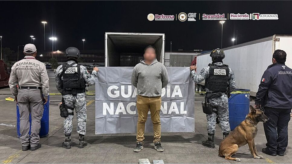 ASEGURAN CASI 250 KILOS DE DROGA EN ADUANA DE TIJUANA