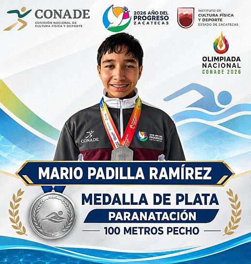GANA MARIO PADILLA PLATA PARA ZACATECAS EN PARANATACIÓN