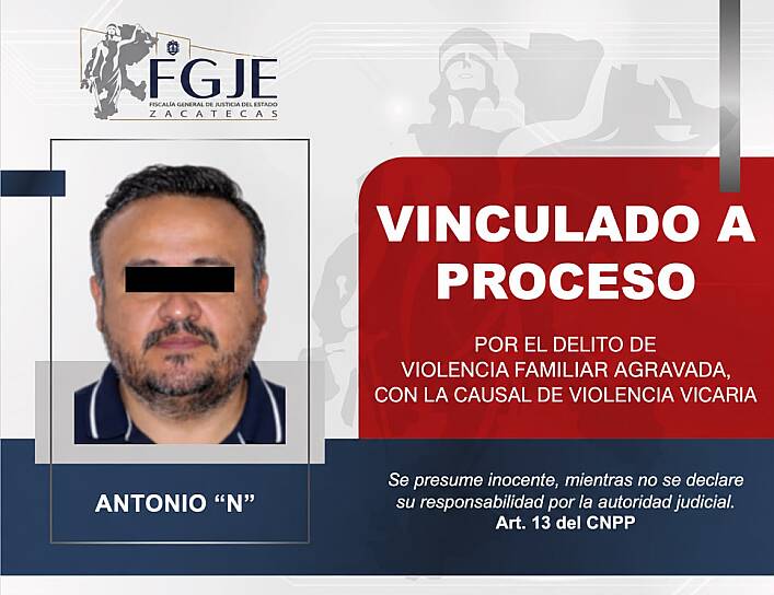LO VINCULAN A PROCESO POR VIOLENCIA VICARIA