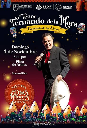 ENGALANARÁ FERNANDO DE LA MORA FESTIVAL DE DÍA DE MUERTOS