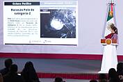 REPORTA COORDINACIÓN NACIONAL DE PROTECCIÓN CIVIL SALDO BLANCO TRAS HURACÁN POLO