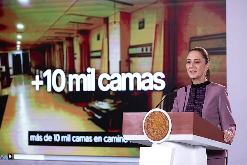 PROYECTA CLAUDIA SHEINBAUM 7.4 MIL NUEVAS CAMAS HOSPITALARIAS PARA 2030