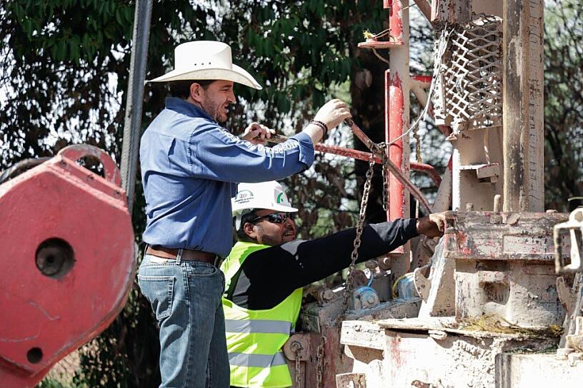 PERFORA SIAPASF DOS POZOS PARA REFORZAR ABASTO DE AGUA EN FRESNILLO