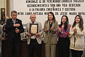 RECONOCEN UAZ E IZC TRAYECTORIA DOCENTE Y CULTURAL DE VEREMUNDO CARRILLO