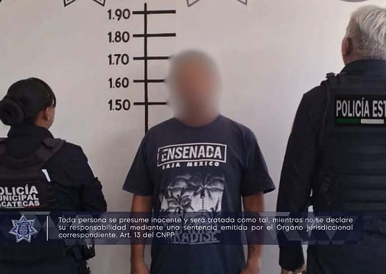 DETIENEN PMZ A HOMBRE POR TENTATIVA DE ROBO A COMERCIO